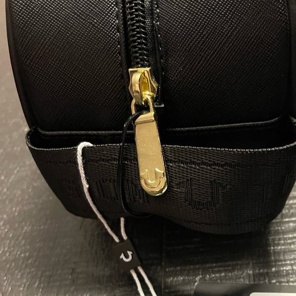 True Religion Black and Gold Toiletry Bag - Picture 2 of 6